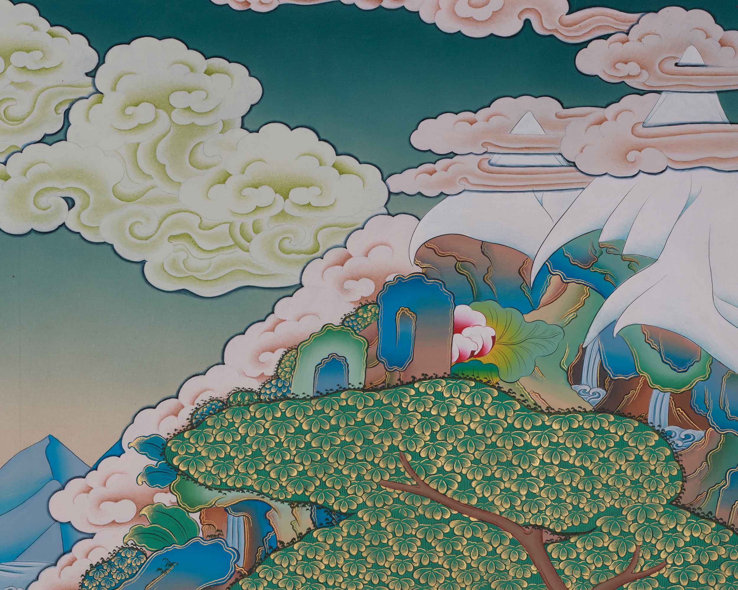Himalayan Art of Four Harmonious Friends | Symbolized Harmony, Compassion, and Friendship