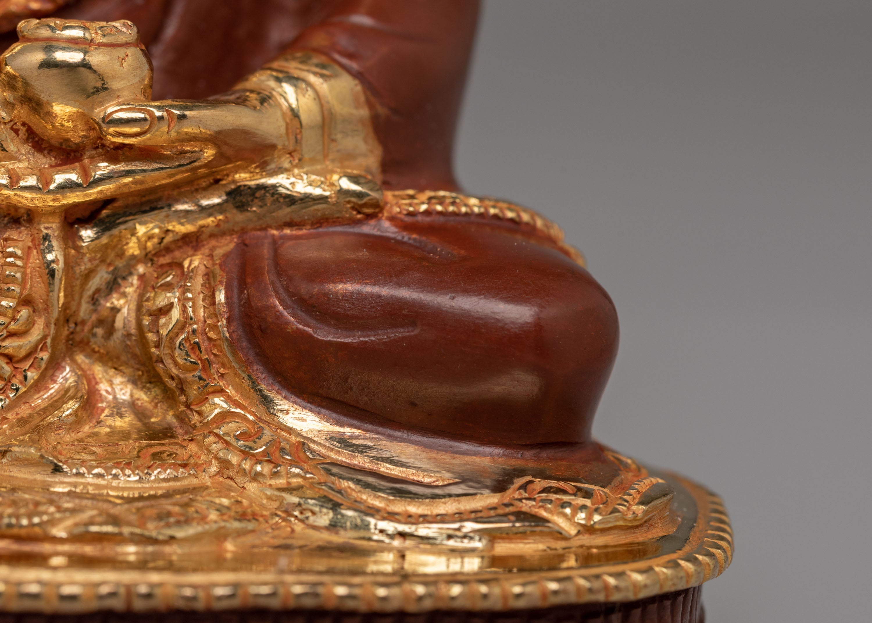 Gold Plated Three Buddha Set | Shakyamuni, Medicine Buddha & Amitabha Altar Decor