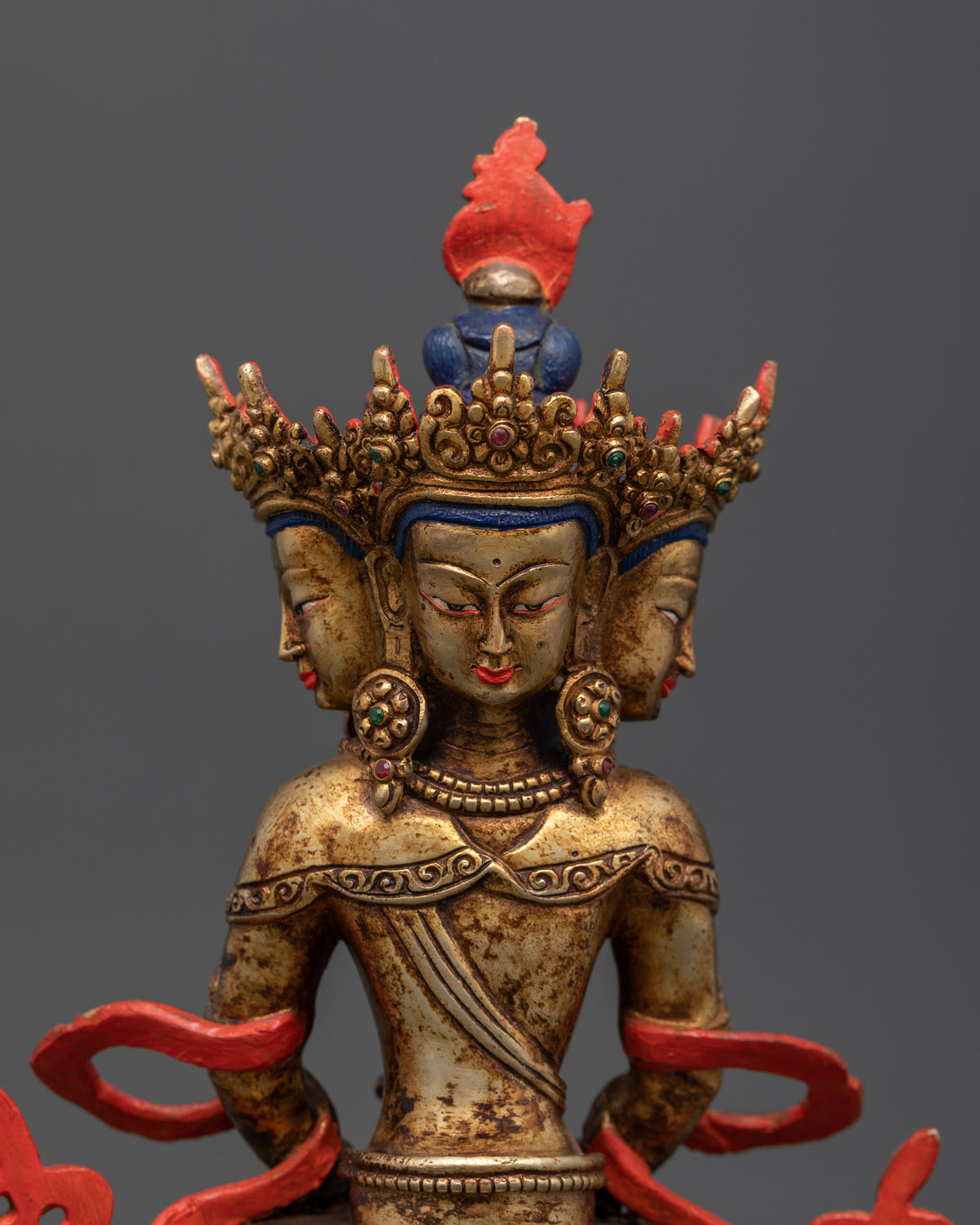 Vairocana Handmade Antique Touch Statue | Radiance of Enlightenment