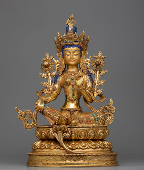Buddhism green-tara Sculpture