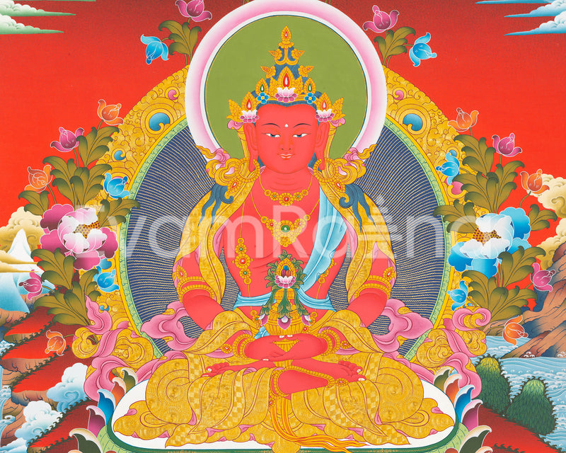 Amitayus Buddha The Infinite Life and Wisdom | Compassionate Protector