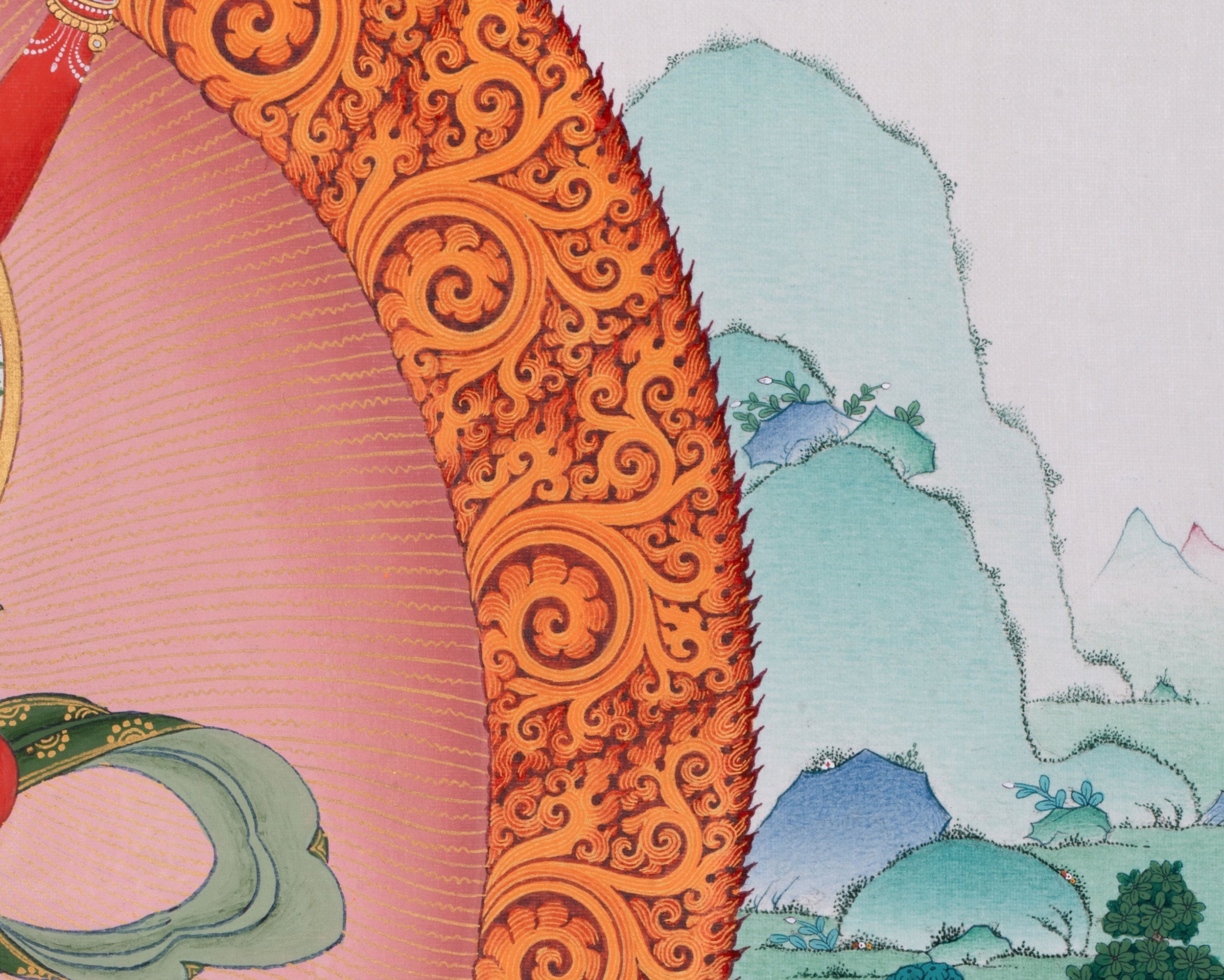 Giclee Print of Chakrasambhara with Mahakala and Mitrupa | Tantric Buddhist Deity