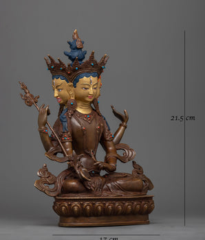 Three Faces Bodhisattva "Amoghapasha" | Embodiment of Triple Wisdom