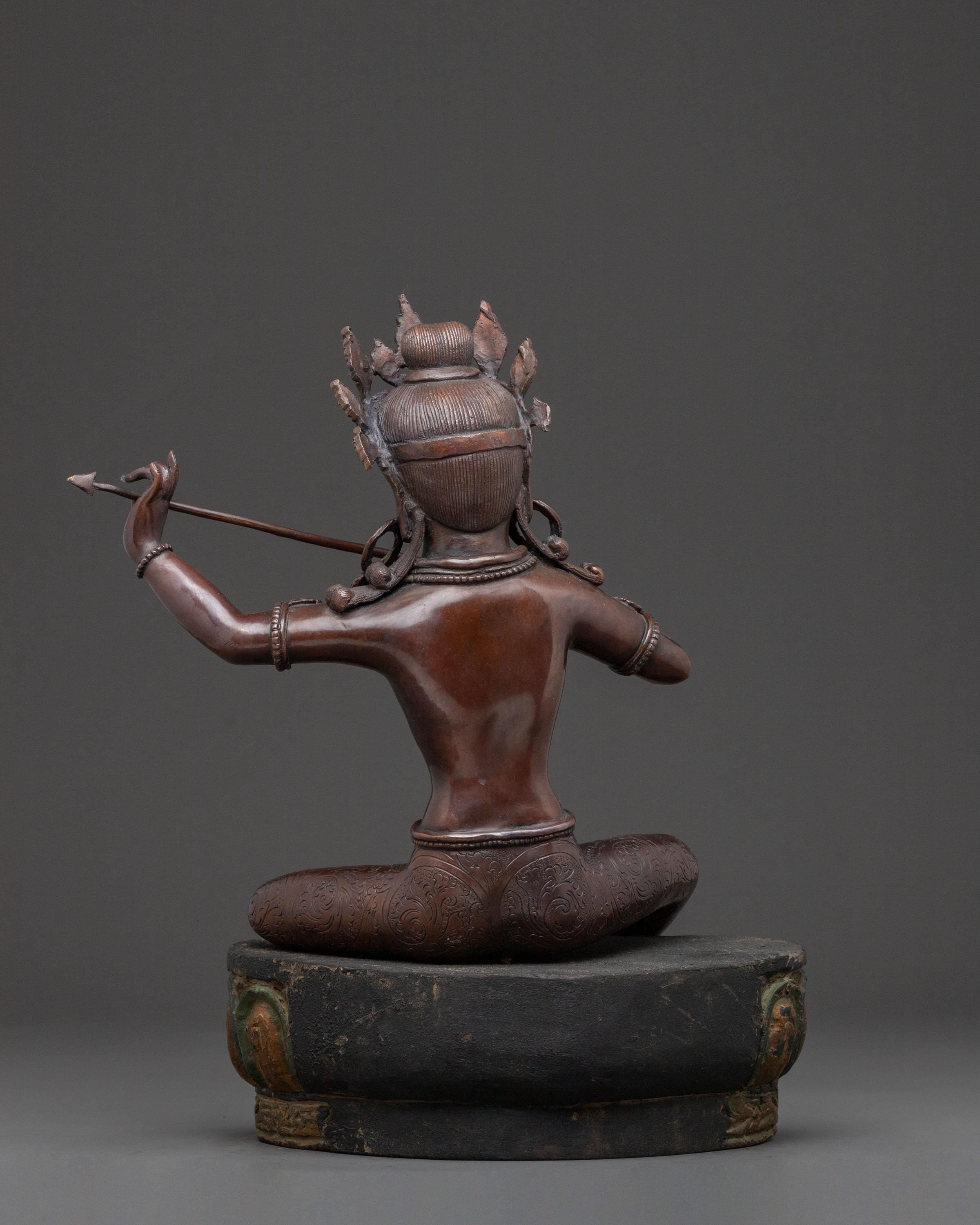 Handcrafted Saraha Statue | Spiritual Home Decor
