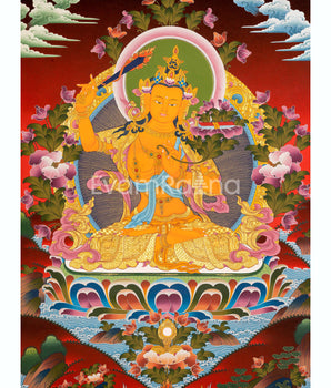 Original Hand-Painted Manjushree Thangka