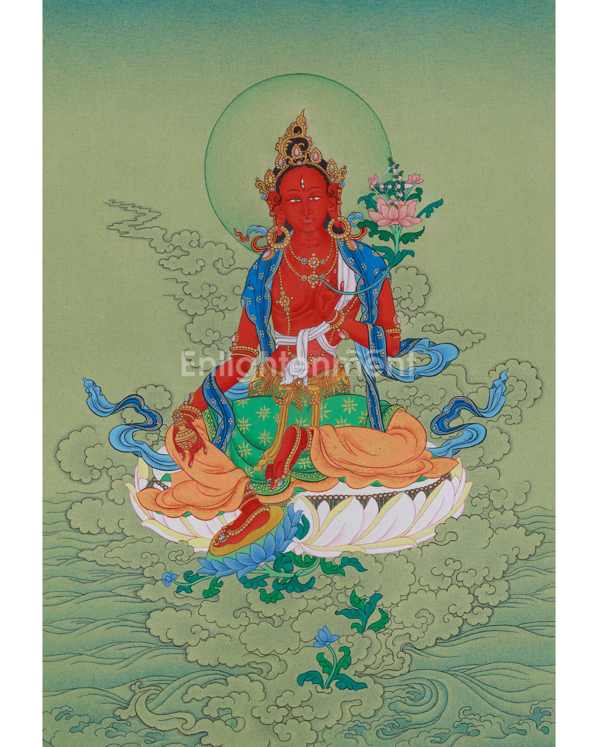 Vajrayana Red Tara Art 