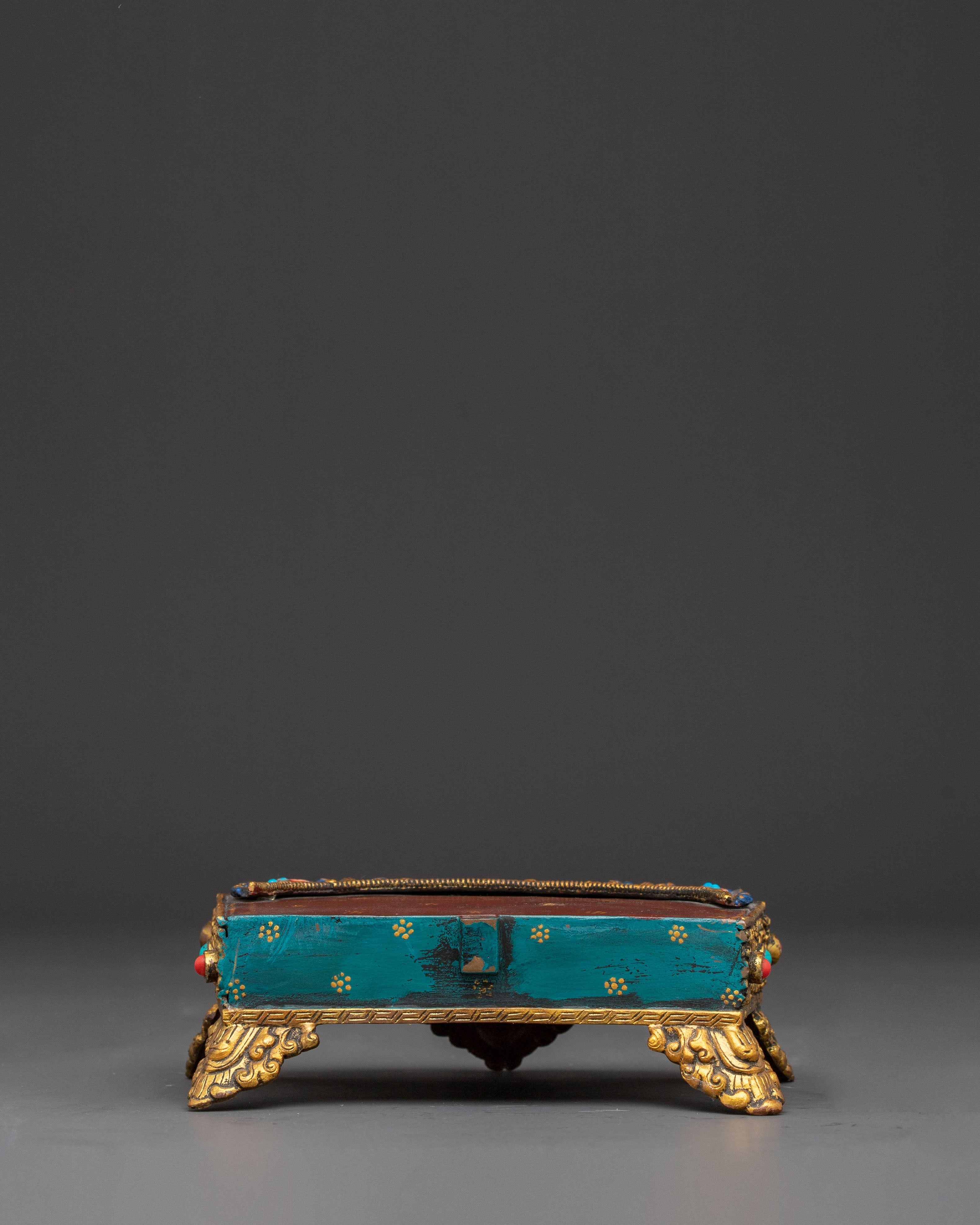 Himalayan Buddhist Throne | Sacred Seat for Deity Statues and Altar
