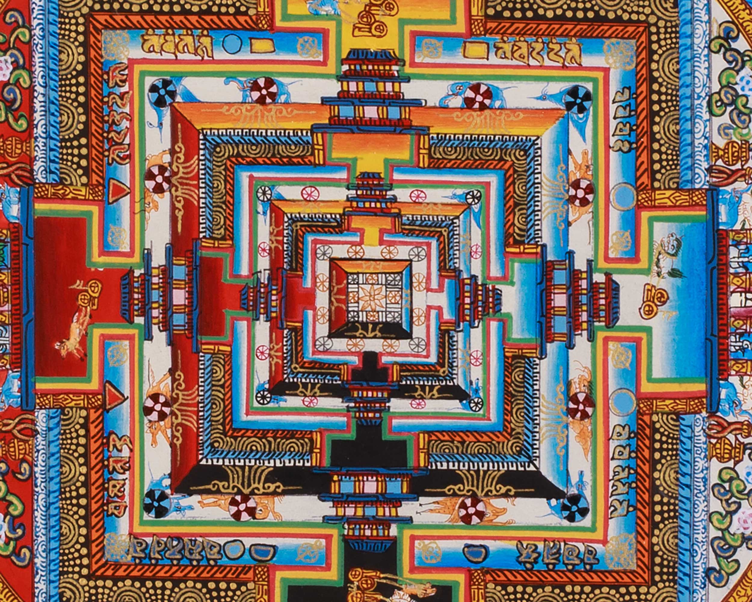 Kalachakra Mandala Buddhist Art | Spiritual Awakening
