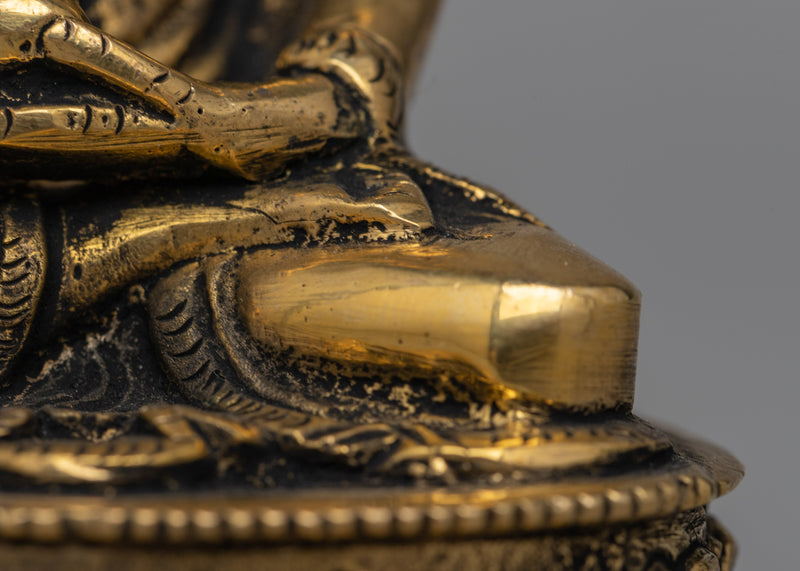 Shakyamuni Buddha Brass Statue | Traditional Buddhist Decor