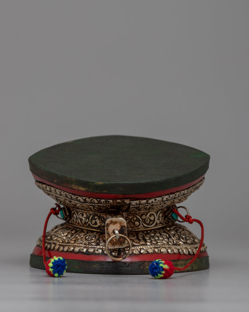 Chod Damaru Drum | Ritual Instrument for Buddhist Ceremonies