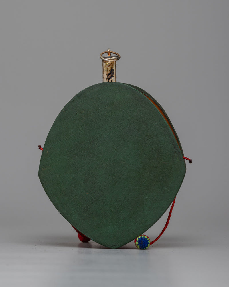 Tibetan Damaru Drum | Sacred Buddhist Ceremony Instrument