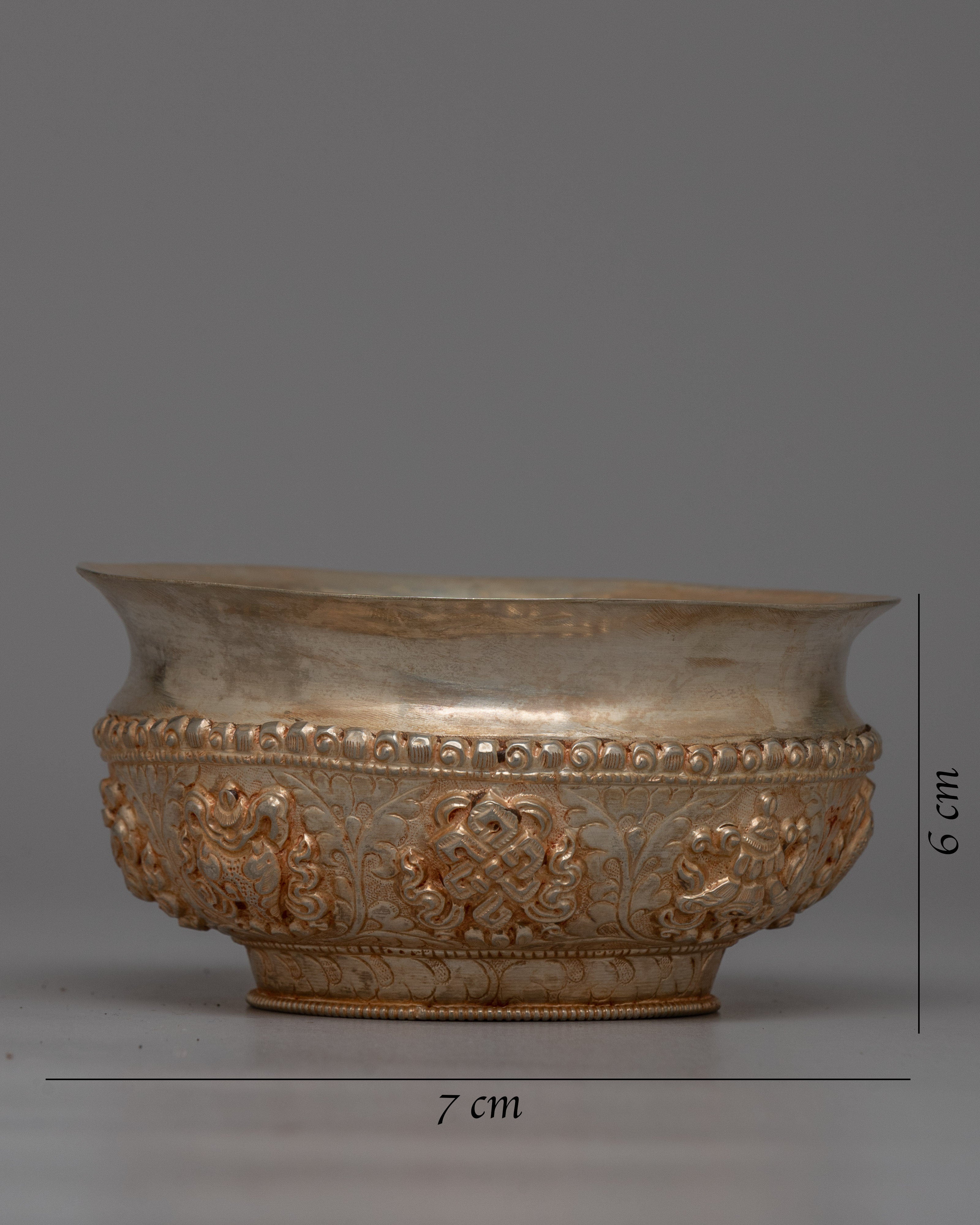 Tibetan Phuru Water Offering Bowl | Meditation Ceremony Cup