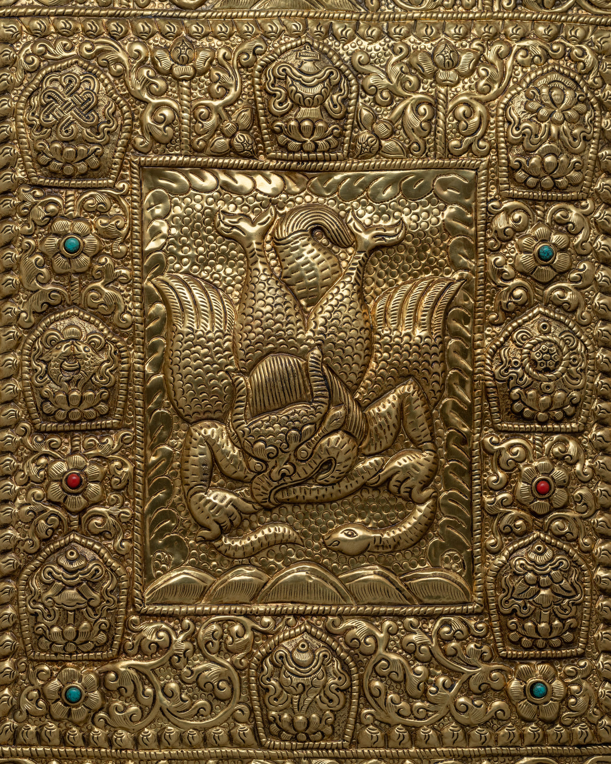 Auspicious Tibetan Calendar Brass Wall Hanging | Bring Auspiciousness to Your Home