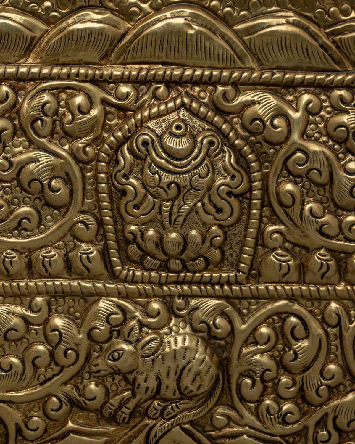 Auspicious Tibetan Calendar Brass Wall Hanging | Bring Auspiciousness to Your Home