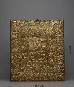 Auspicious Tibetan Calendar Brass Wall Hanging | Bring Auspiciousness to Your Home