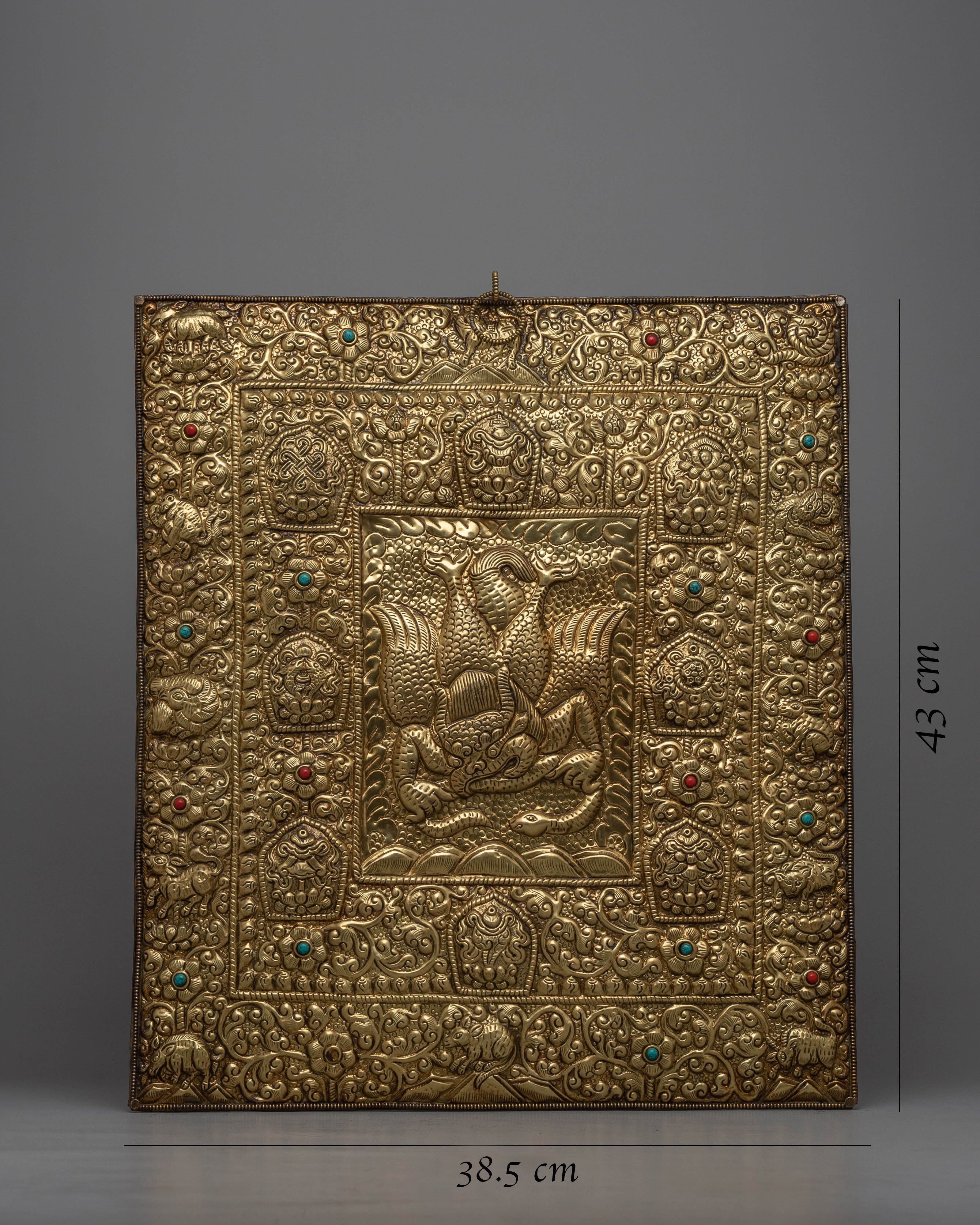 Auspicious Tibetan Calendar Brass Wall Hanging | Bring Auspiciousness to Your Home