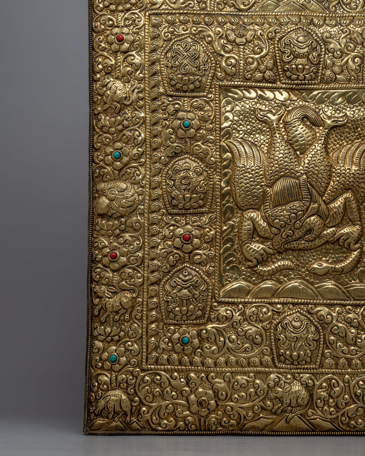 Auspicious Tibetan Calendar Brass Wall Hanging | Bring Auspiciousness to Your Home