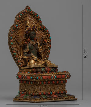 Margaj Green Tara Statue | Inspiring Spiritual Growth and Healing