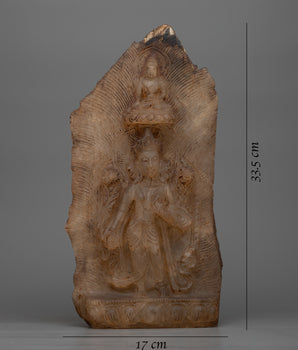 Standing Crystal Green Tara Statue | Symbol of Feminine Strength