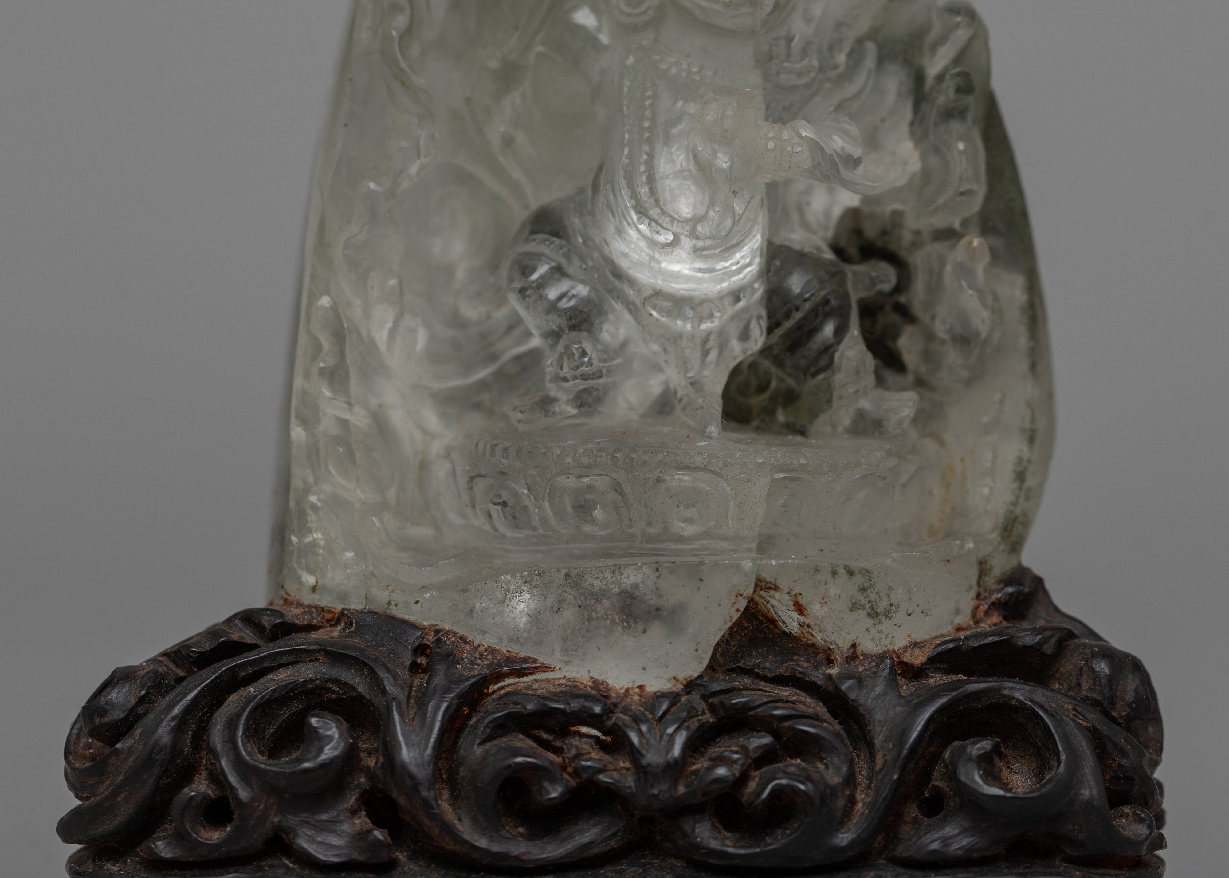 Crystal Vajrapani Statue | Symbol of Protection and Strength