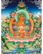 Buddhist Deity Manjushri Thangka