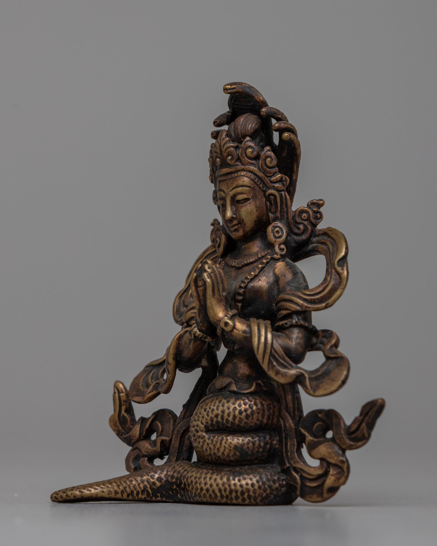 Machine Made Naga Statue | Serpentine Hindu-Buddhist Deity