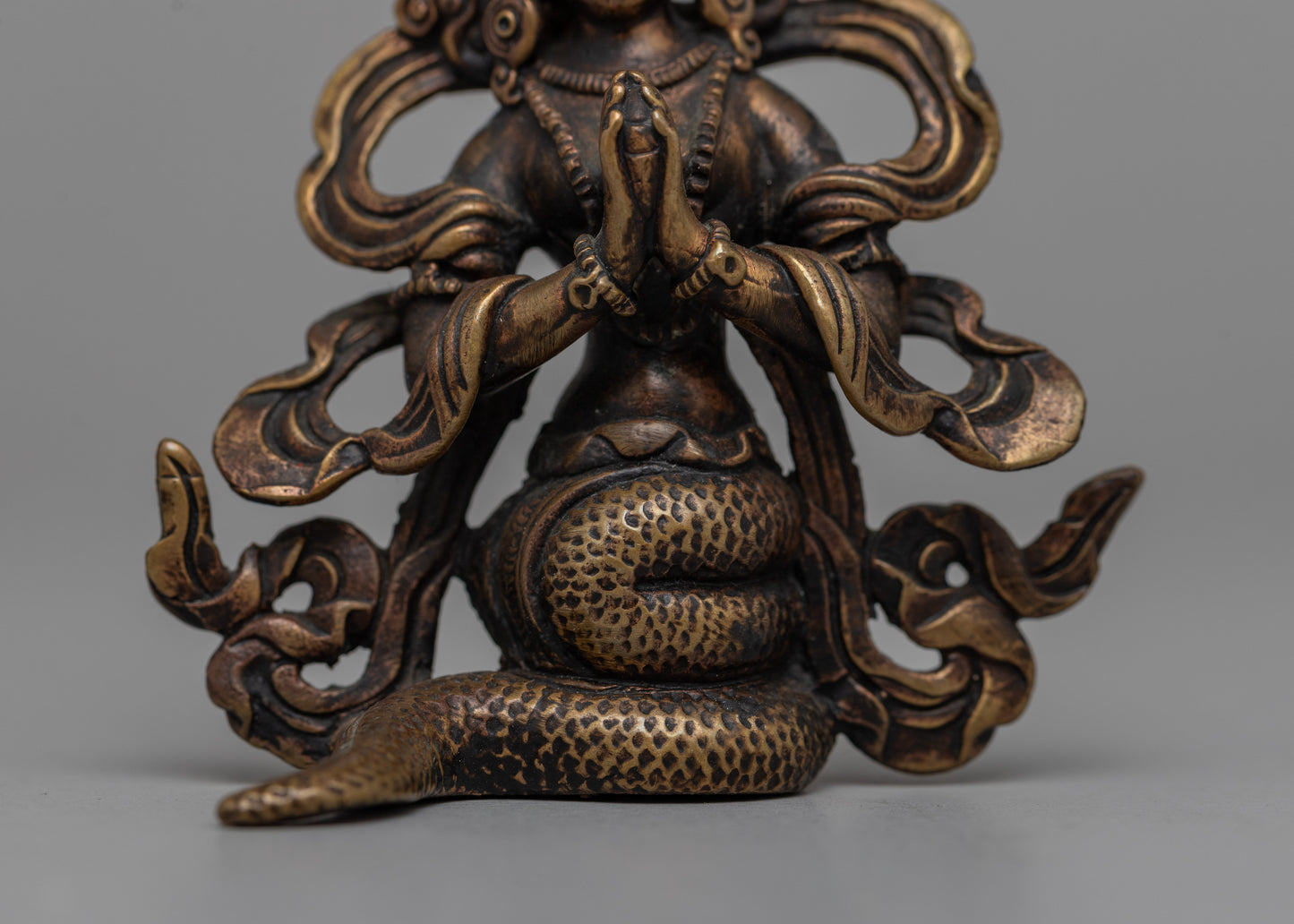 Machine Made Naga Statue | Serpentine Hindu-Buddhist Deity