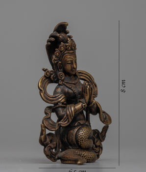 Machine Made Naga Statue | Serpentine Hindu-Buddhist Deity