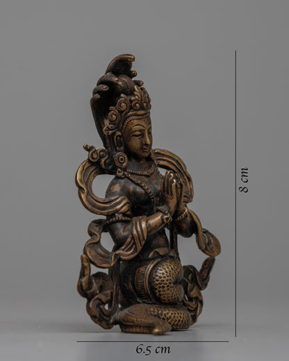 Machine Made Naga Statue | Serpentine Hindu-Buddhist Deity