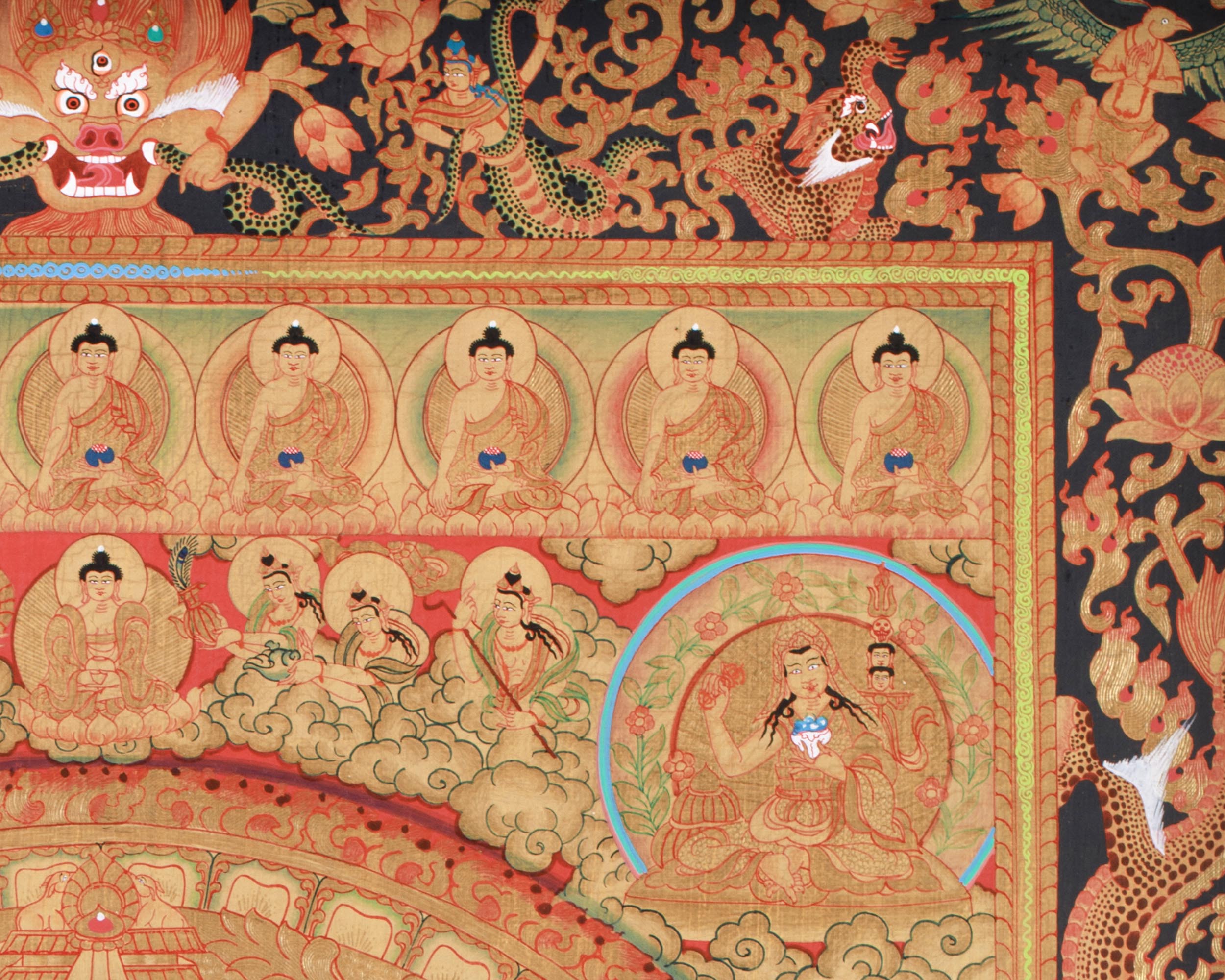 Golden Sita Tara Mandala | Sacred Symbol of Compassion & Wisdom