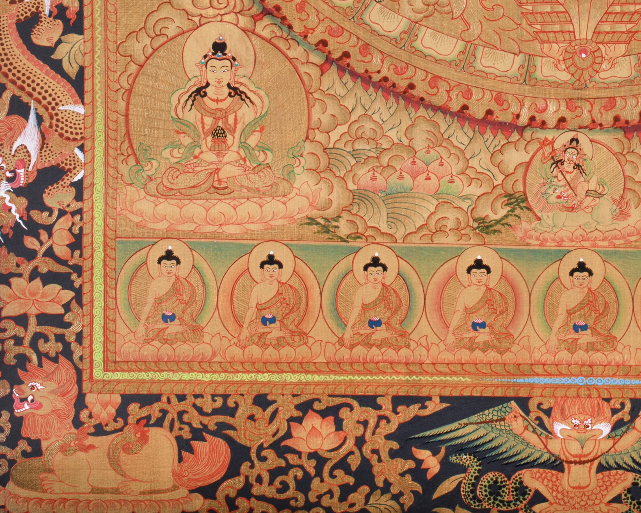 Golden Sita Tara Mandala | Sacred Symbol of Compassion & Wisdom