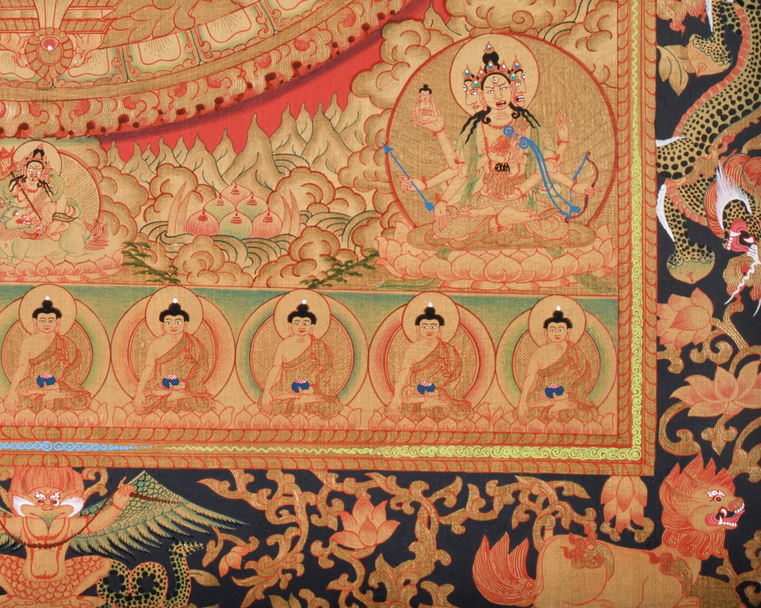 Golden Sita Tara Mandala | Sacred Symbol of Compassion & Wisdom