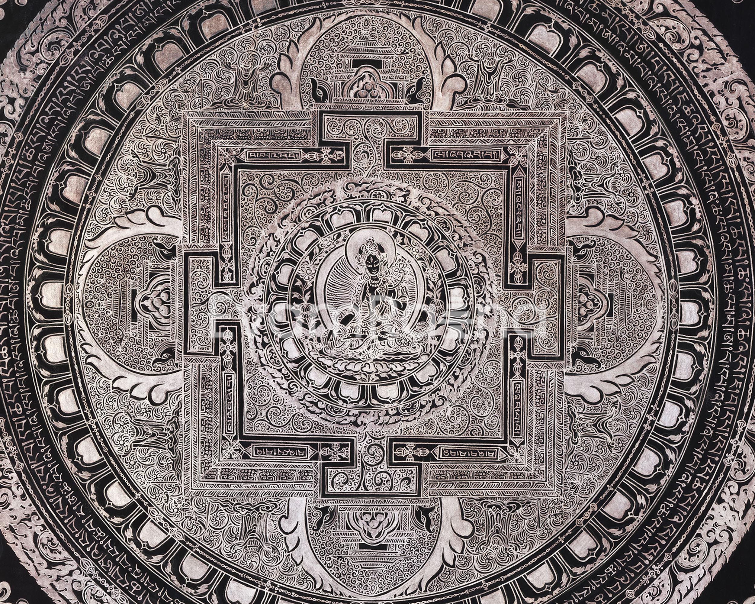 White Tara Mandala | Thangka for Healing, Longevity & Protection