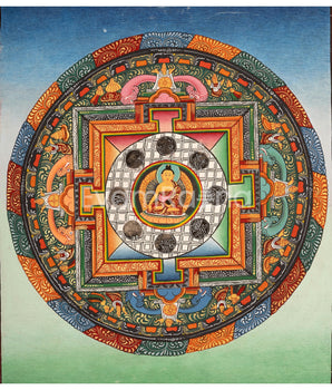 Vintage Shakyamuni Buddha Mandala