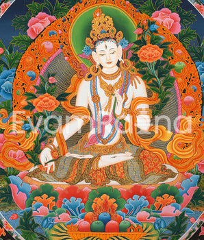 White Tara Artwork | Sacred Symbol of Healing and Longevity
