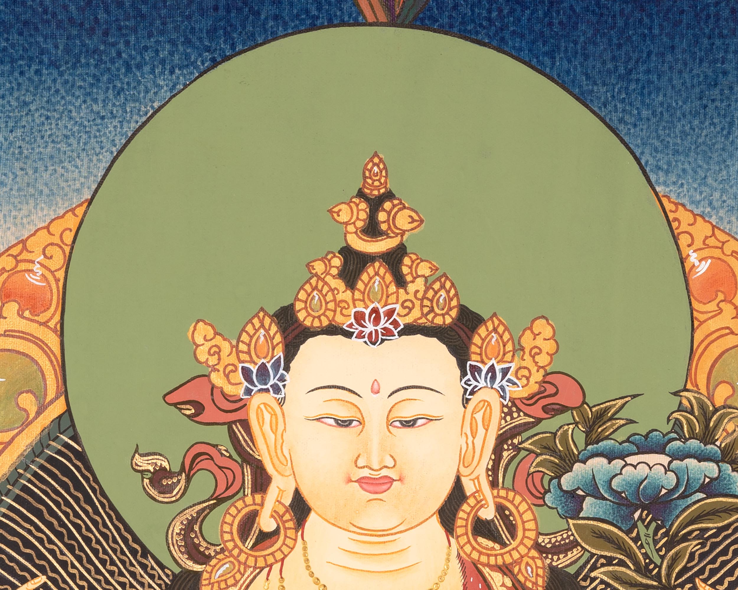 4 Arm Chenrezig Bodhisattva | Compassion Deity Art