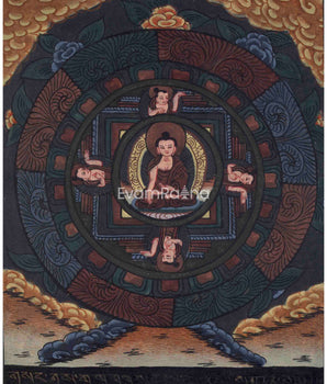 Vintage Buddha Mandala