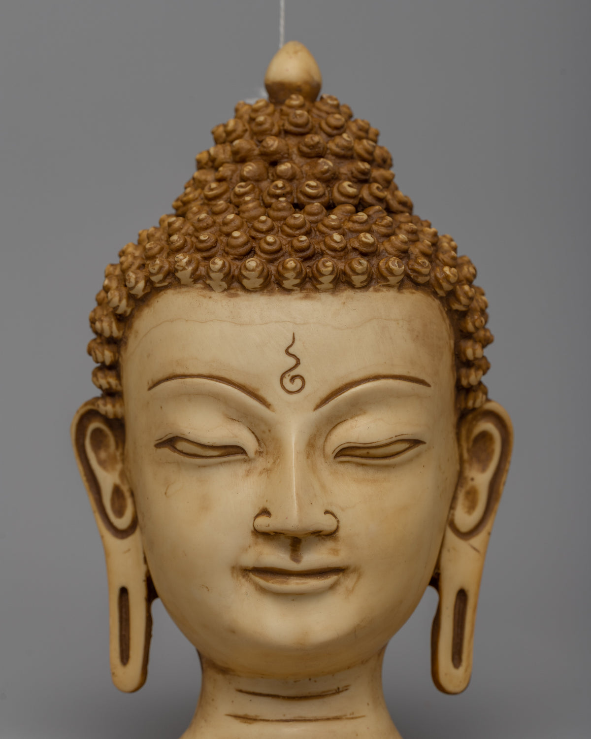 Buddha Wall Hanging Mask | Handmade Meditation Space Decor