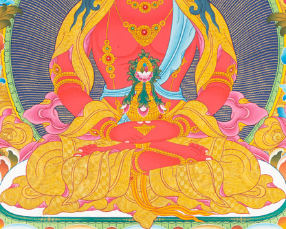 Amitayus Buddha The Infinite Life and Wisdom | Compassionate Protector