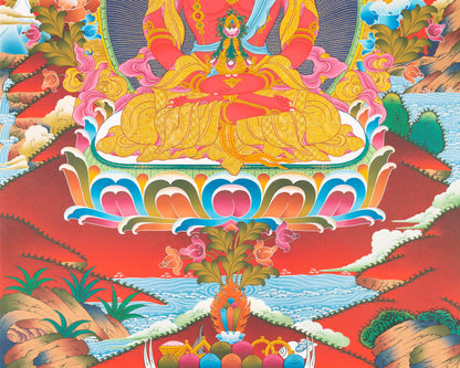 Amitayus Buddha The Infinite Life and Wisdom | Compassionate Protector