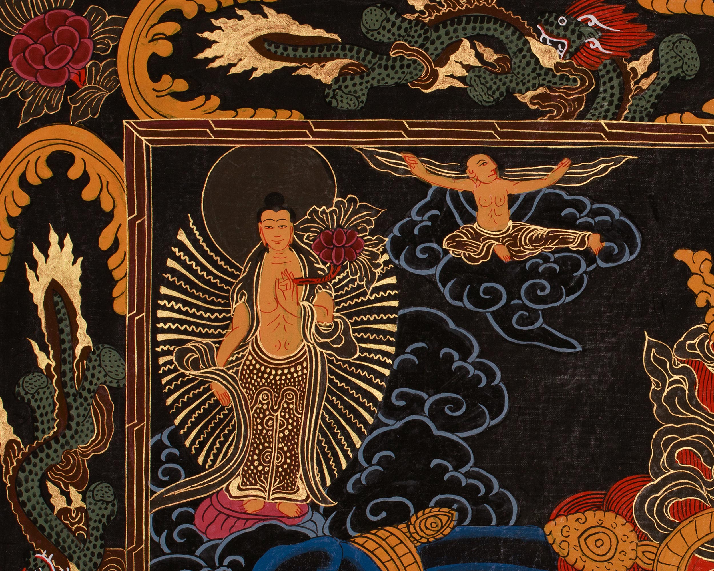 Himalayan Wheel of Life Thangka | A Visual Journey Through Karma, Rebirth, and Liberation