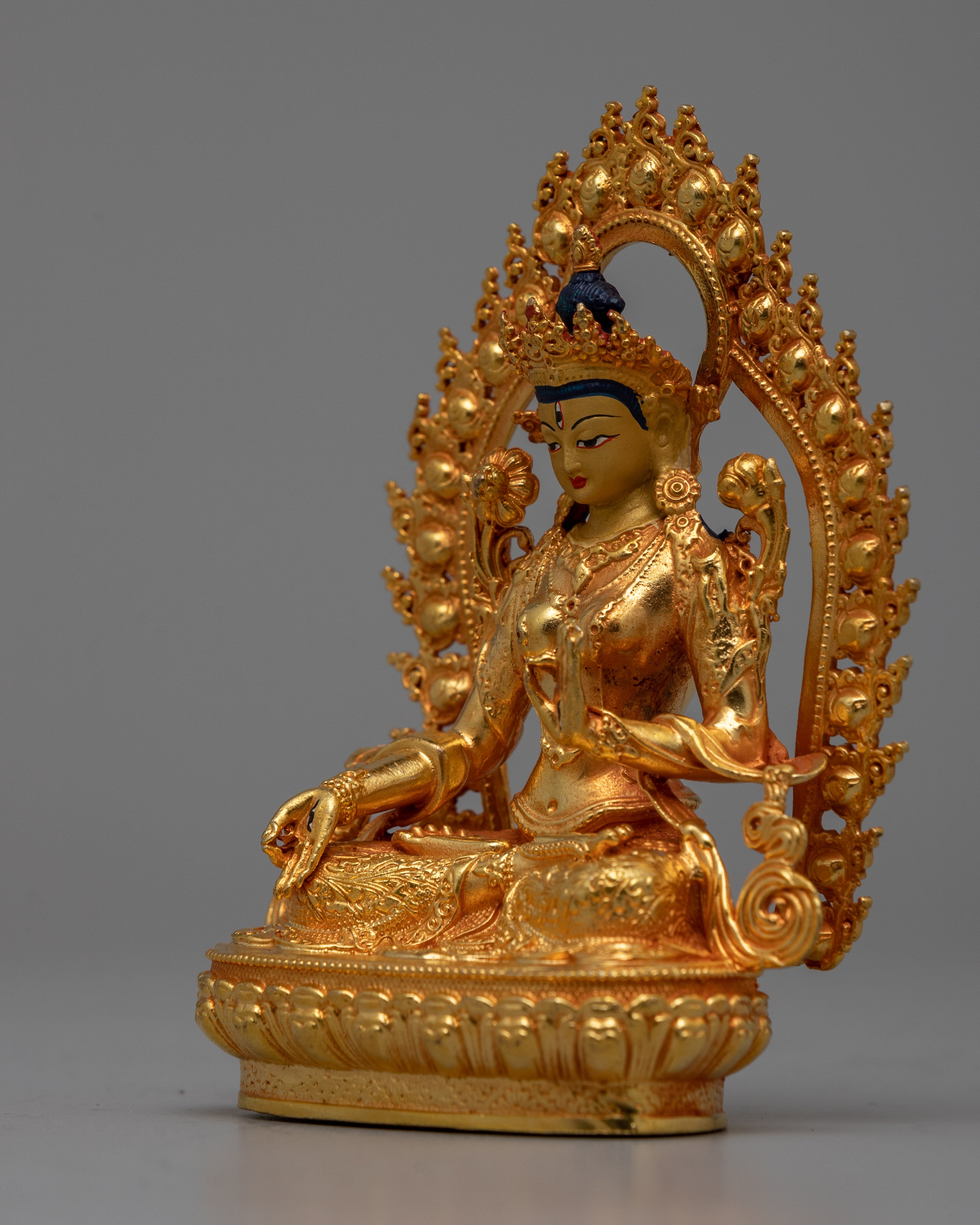 Machine Made White Tara Statue | Harmonious Zen Decor