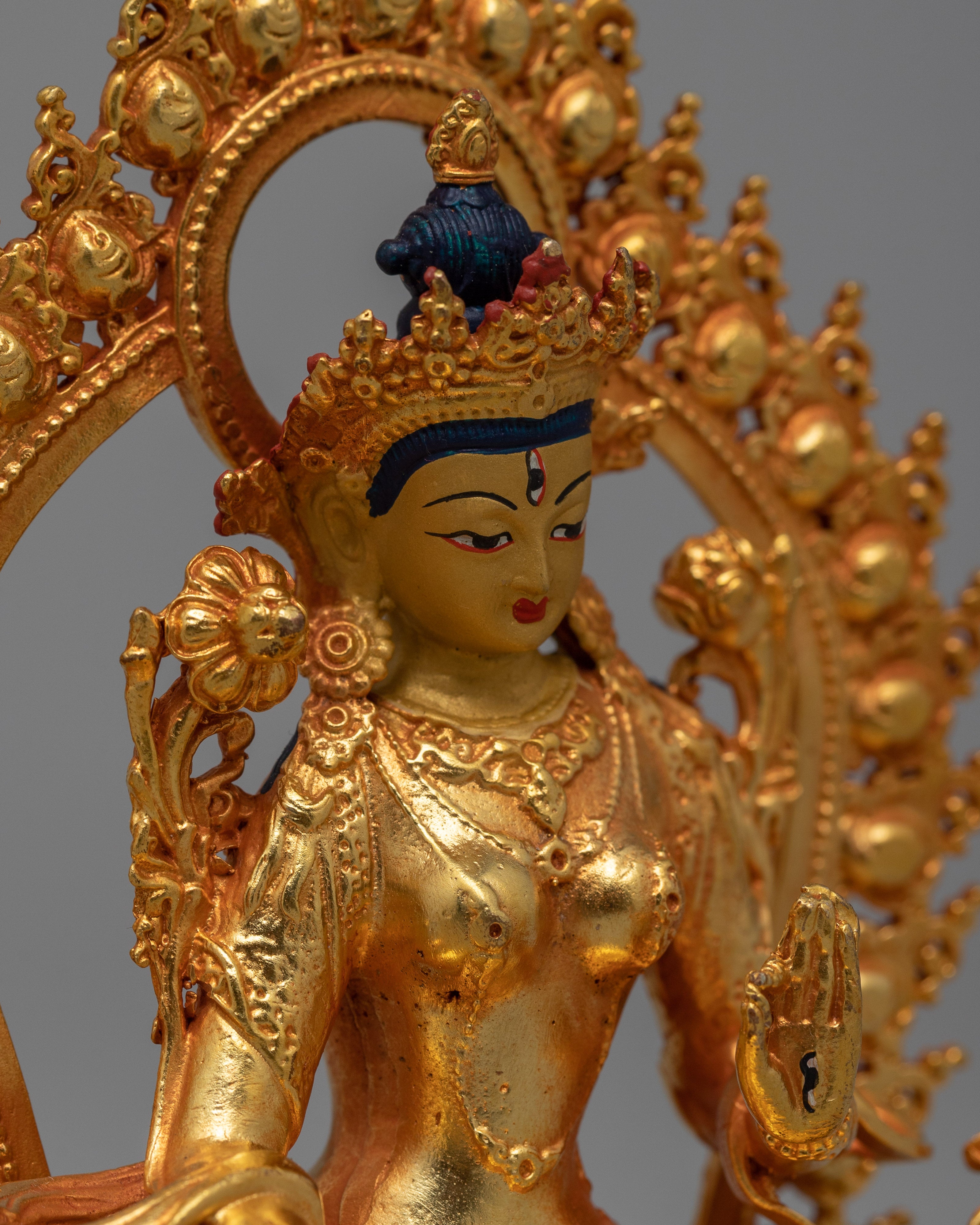 Machine Made White Tara Statue | Harmonious Zen Decor