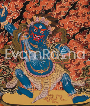 Traditional Three Bodhisattvas: Vajrapani with Manjushri and Avalokiteshvara