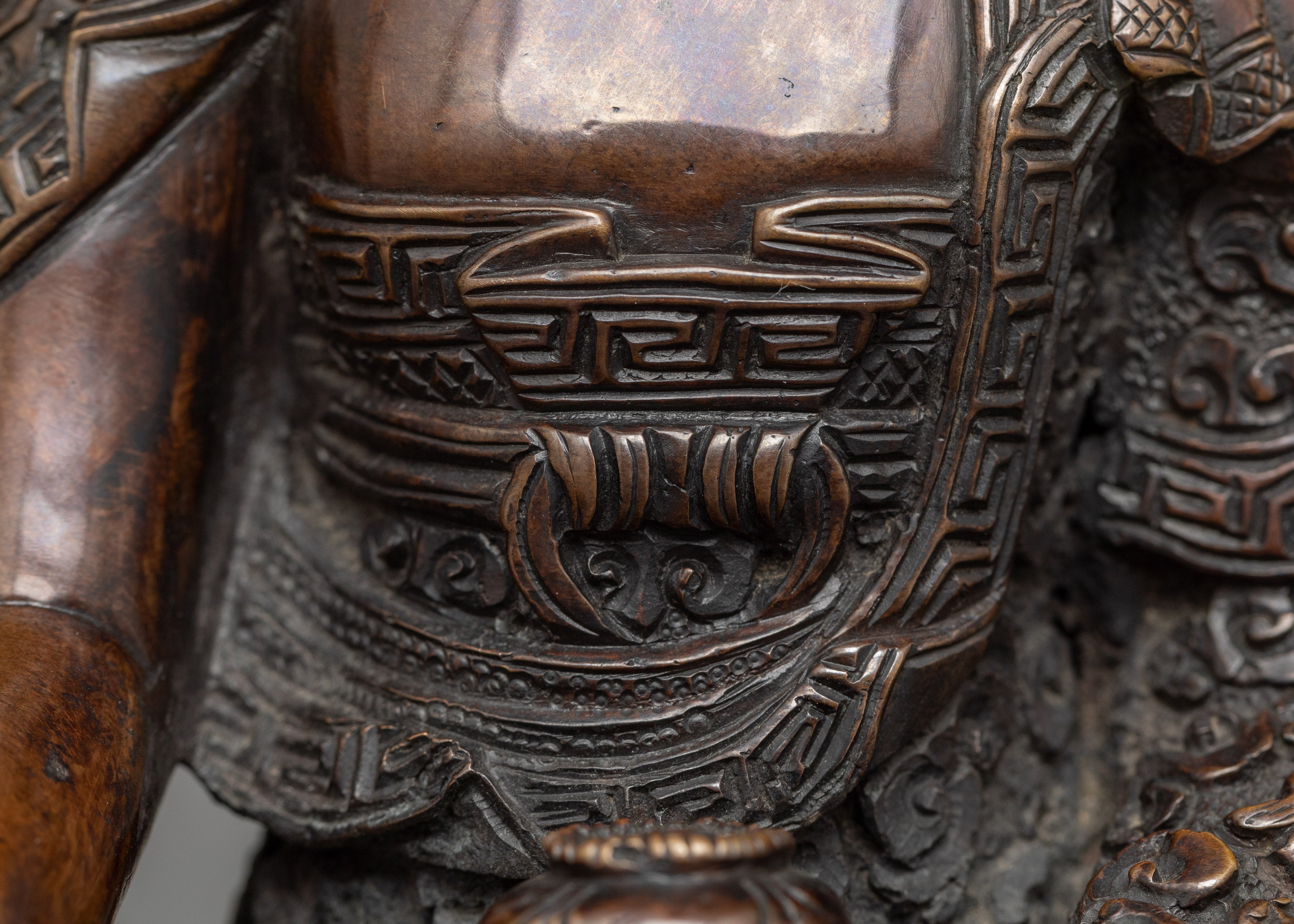 Oxidized Shakyamuni Buddha Statue | Timeless Meditation Decor