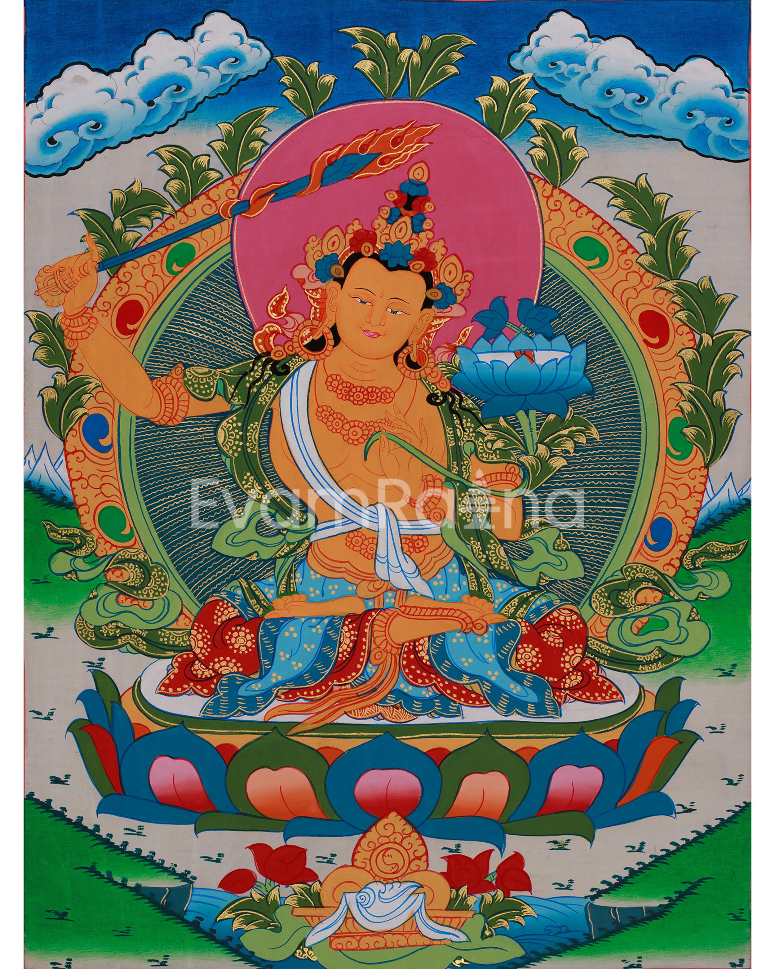Wisdom Deity, Manjushri Artwork
