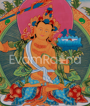 Wisdom Deity, Manjushri Artwork | Bodhisattva of Clarity and Perfected Knowledge