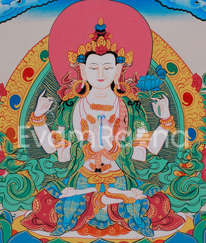 Chenrezig, The Buddha Of Compassion | Art for Meditation & Mindful Living