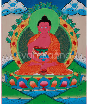 Amitabha, Red Buddha Thangka