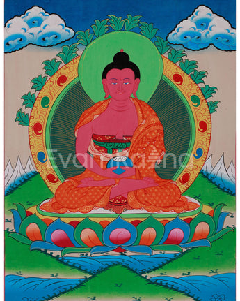 Amitabha, Red Buddha Thangka